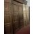 PTS888 - N. 4 porte in noce con losanghe, epoca '700, mis. cm L 106/99/91 x H 221/222/230/226
