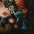 Angelo Zani, noto anche come “Monogrammista A.V.” (Attivo nella prima metà del XVIII secolo, Pisa), Nature morte di fiori con anguria e volatili