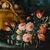 Angelo Zani, noto anche come “Monogrammista A.V.” (Attivo nella prima metà del XVIII secolo, Pisa), Nature morte di fiori con anguria e volatili