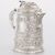 Versatoio con coperchio in argento sterling Giorgio II, Londra, 1734
