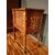 Mobiletto comodino olandese del 1700 1800 a serrandina riccamente intarsiato