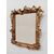 Specchiera dorata con foglie e tralci - specchio - cornice barocca - fine 800