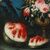Angelo Zani, noto anche come “Monogrammista A.V.” (Attivo nella prima metà del XVIII secolo, Pisa), Nature morte di fiori con anguria e volatili
