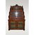 Credenza doppio corpo francese del 1800 stile Luigi Filippo in legno di mogano