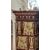 Stufa in ceramica policroma liberty francese