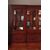 Grande bookcase libreria Inglese stile Regency del 1800 in mogano