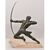 ANTICHE SCULTURE IN ANTIMONIO, MAX LE VERRIER, ARCIERE, ART DECO, SCULTORE FRANCESE. (STAN90)
