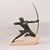 ANTICHE SCULTURE IN ANTIMONIO, MAX LE VERRIER, ARCIERE, ART DECO, SCULTORE FRANCESE. (STAN90)