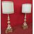 Coppia candelabri laccati