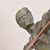 ANTICHE SCULTURE FRANCESI IN ANTIMONIO, CHIPARUS, GUERRIERO CON LANCIA, ART DECO. (STAN93)