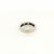 Anello a fascia in oro argento e diamanti