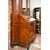 Trumeau Veneziano antico Luigi XV in noce con intarsi a filettature geometriche ed intrecci floreali in legno ebanizzato. Periodo XVIII secolo.
