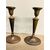 Coppia di candelabri candelieri, Art Decò. 1940 in bronzo, h28cm