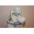 Gruppo scultoreo in ceramica Coppia di Amorini Putti del 1800