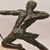 ANTICHE SCULTURE IN ANTIMONIO, MAX LE VERRIER, ARCIERE, ART DECO, SCULTORE FRANCESE. (STAN90)