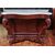 Antica consolle francese del 1800 stile Luigi Filippo in mogano con piano in marmo