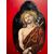 Antica placca metà '800 dipinta smalto Limoges raffigurante Cristo 28x15cm