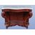 Antica consolle francese del 1800 stile Luigi Filippo in mogano con piano in marmo