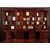 Grande bookcase libreria Inglese stile Regency del 1800 in mogano