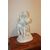 Gruppo scultoreo in ceramica Coppia di Amorini Putti del 1800