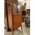 Vetrinetta francese del 1800 stile transizione in bois de rose con marmo
