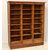 Antico classificatore archivio schedario serranda in rovere