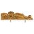 Coppia di piccoli fregi-cimase dorate - O/4916 -