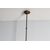 Antico lampadario liberty 1930 vetro opalino e bronzo . mis h 95 diametro cm 25 