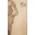 Disegno di epoca neoclassica raffigurante figura maschile