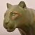 ART DÉCO, ANTICHE SCULTURE IN ANTIMONIO, PANTERA, MARCEL LEDUCQ, SCULTORE FRANCESE. (STAN95)