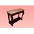 Consolle italiana del 1800 stile Impero in legno di mogano con marmo bianco