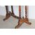 Antico tavolinetto – scrittoio  Carlo X 1830 noce e acero intarsiato . Mis 73 X 42 H 75