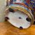 Antico grande vaso Potiche Santarelli Gualto Tadino 1920 Liberty con Gallo Altezza cm 48 