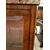 Vetrinetta francese del 1800 stile transizione in bois de rose con marmo