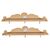 Coppia di piccoli fregi-cimase dorate - O/4916 -