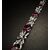 Bracciale  con Rubini  14 ct  e  Diamanti 