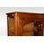 Vetrina francese di fine '800 stile Provenzale in legno di rovere con intagli