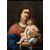 Scuola romana, XVII secolo, Madonna con Bambino