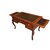 Scrivania Francese Stile Luigi XV in Legno di Mogano