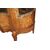 Vetrina francese stile Luigi XV del 1800 con intarsi e bronzi in legno di noce