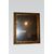 Grande specchiera simmetrica francese di metà 1800 dorata foglia oro