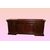 Grande Servante credenza inglese in mogano e piuma di mogano stile Vittoriano del 1800