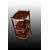 Piccolo tavolino etagere francese stile Napoleone III riccamente intarsiato