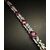Bracciale  con Rubini  14 ct  e  Diamanti 