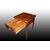 Tavolino da gioco del 1800 Stile Luigi XVI in legno di mogano con intarsi
