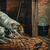 Pittore britannico (datato 1899) - Cani inseguono il topo.