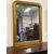 Specchiera in legno intagliato dorato con treccia sui lati XIX secolo .  118 x 87 