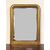 Specchiera in legno intagliato dorato con treccia sui lati XIX secolo .  118 x 87 