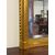 Specchiera in legno intagliato dorato con treccia sui lati XIX secolo .  118 x 87 