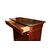 Secretaire stile Carlo X in Piuma di Mogano Francese del 1800 con Marmo